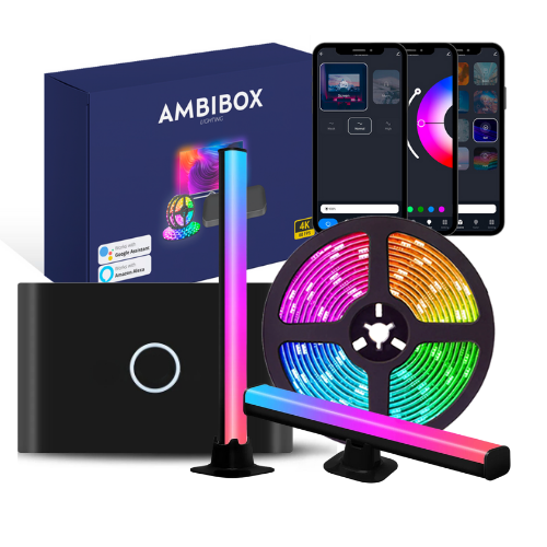 Ambibox HDMI Sync Box 4k 60hz con Barras de luz